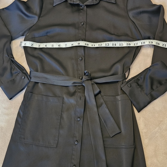 Rachel Parcell Elegant Black Shirt Dress Size XS - Picture 8 of 14